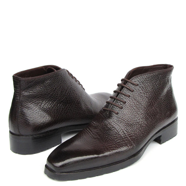 Luxury Handmade Floater Leather Ankle Boot