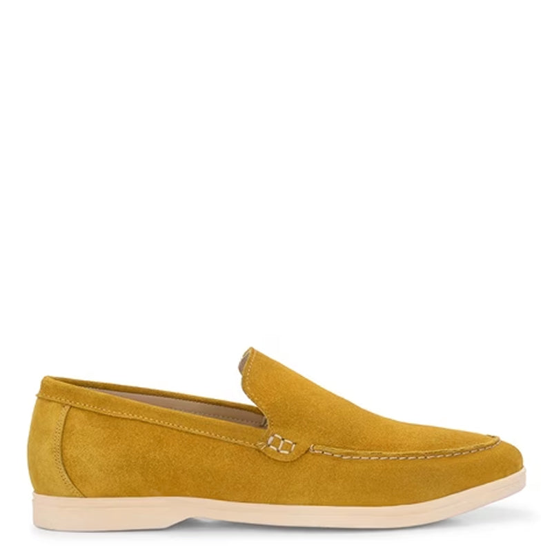 Suede Leather Moccasin Tan Loafer Shoe For men