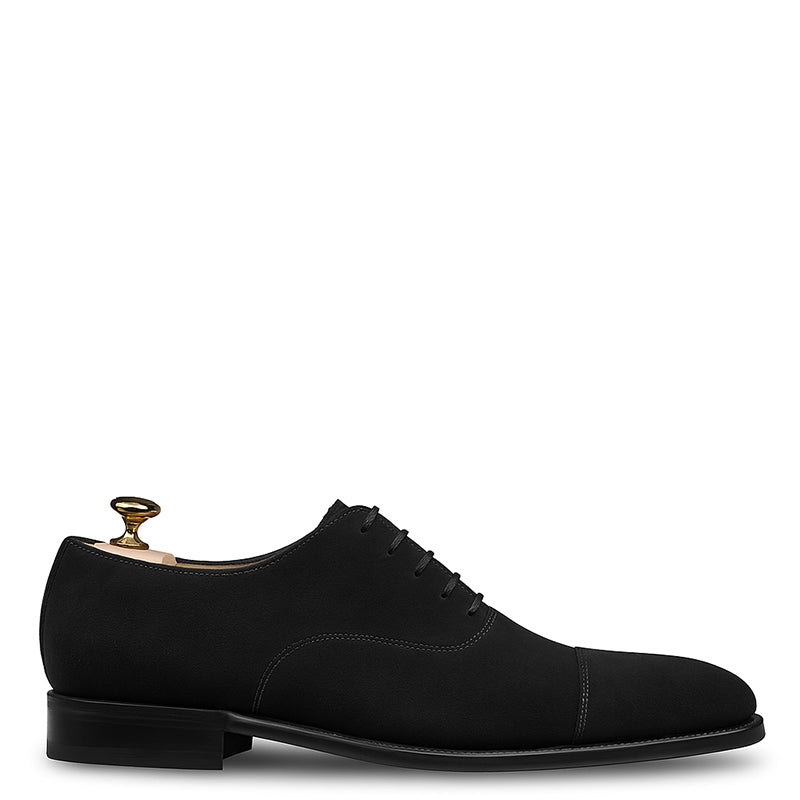 Men's Blue Suede Lace Up Formal Shoe