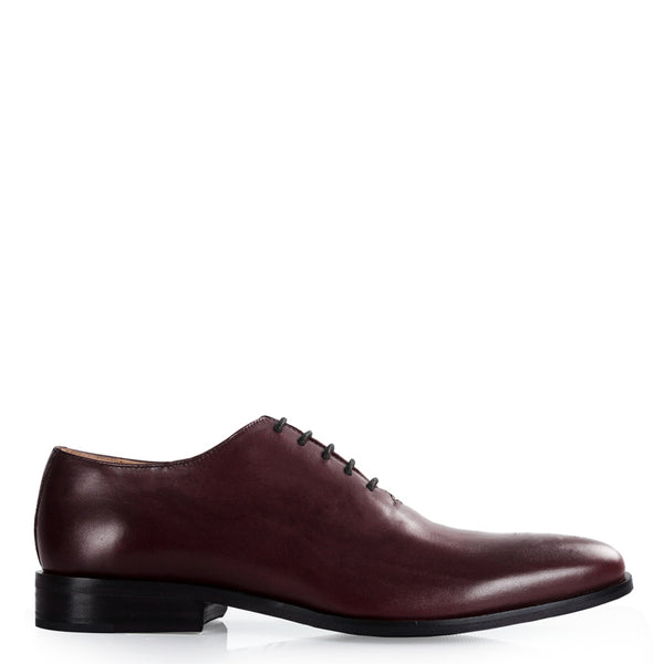 Polished Pure Leather Wholecut Oxford Shoe