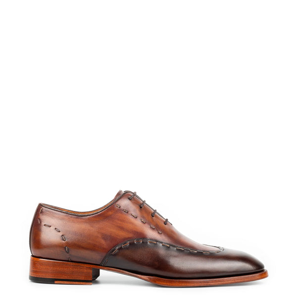 Polished Leather Handmade Oxford Shoe