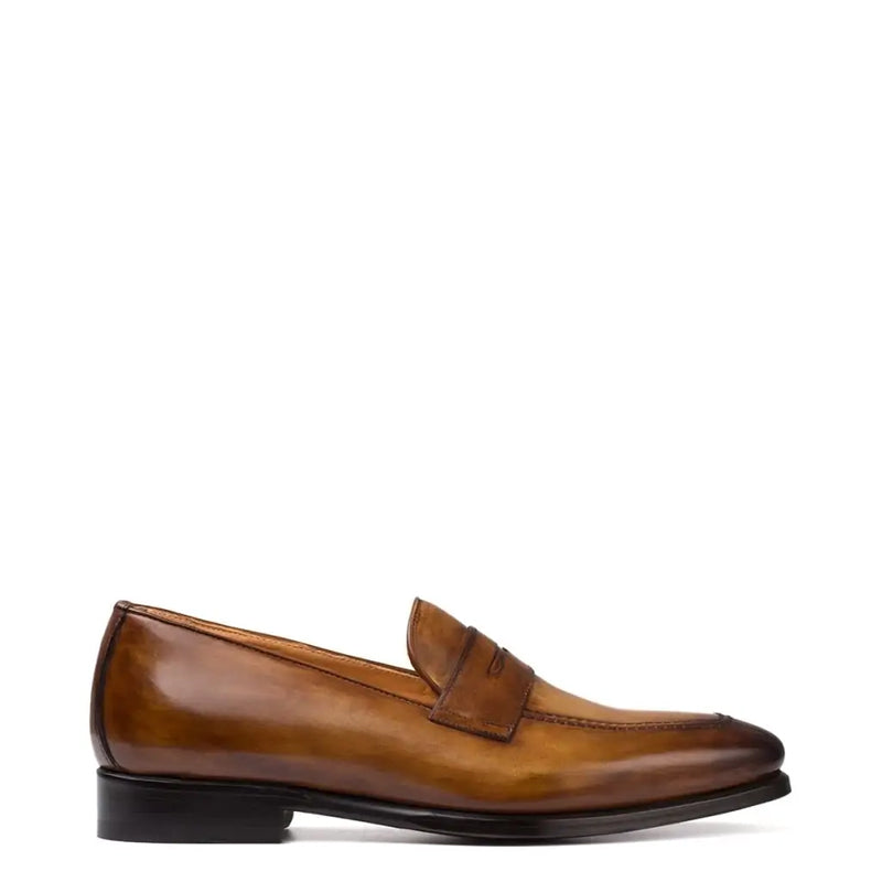 Penny Classic Shiny Leather Tan Loafer