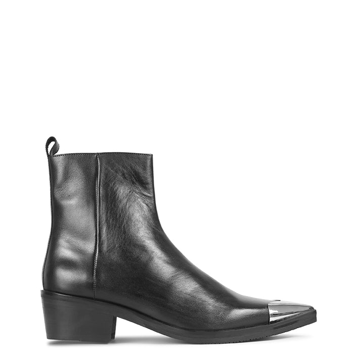 Luxury Premium Metal-Toe Leather Boot For Men
