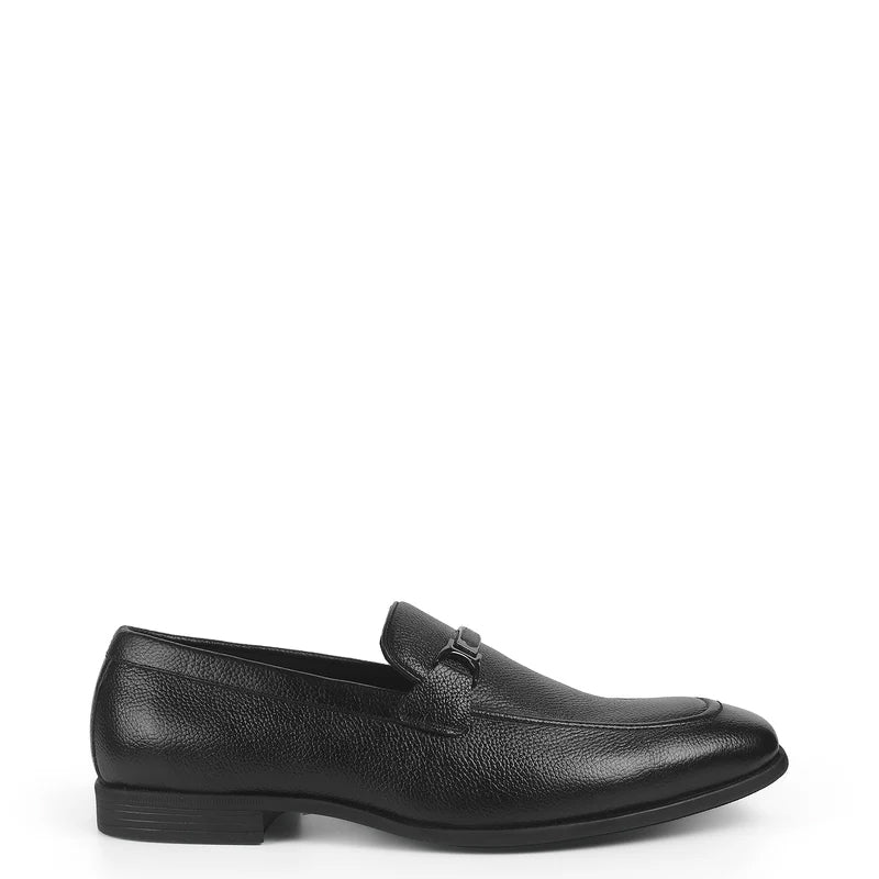 Pure Italian Leather Textured Bit Loafer
