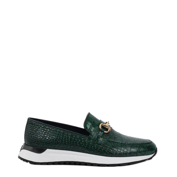 Crocodile Leather Loafer Men s Shoe