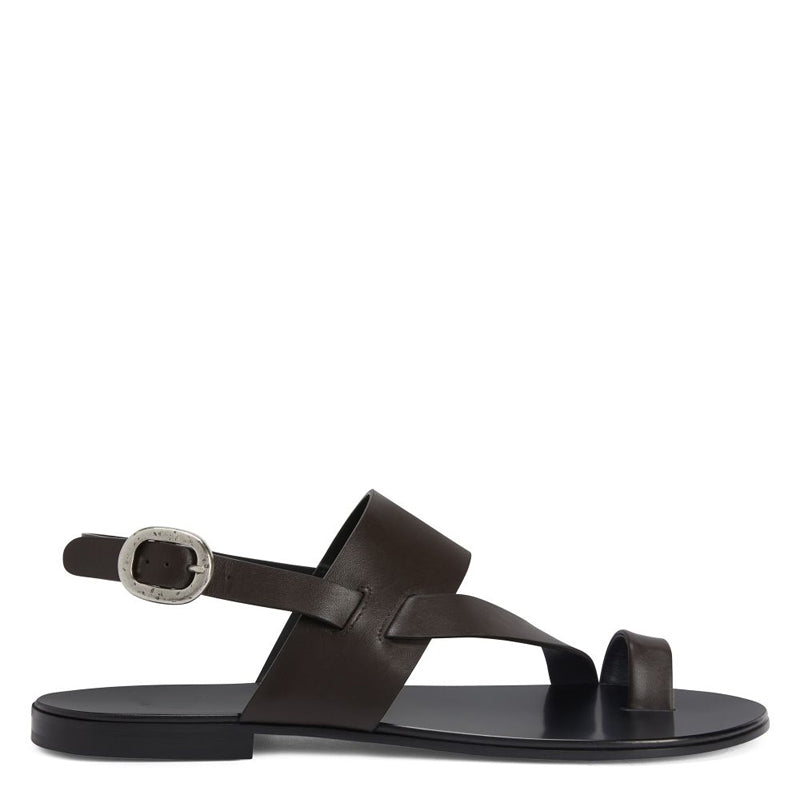 Pure Leather Backstrap Comfort Black Sandal