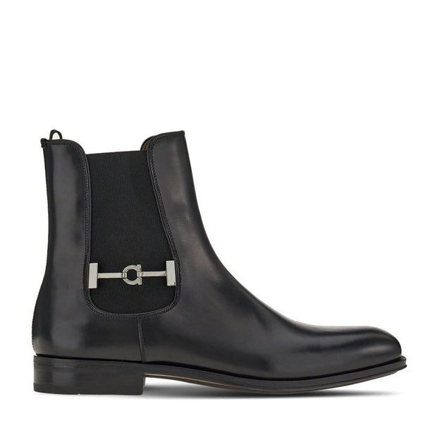Squared toe Buckle Ankle Boots