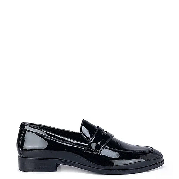 Patent Shiny Leather Plain Loafer