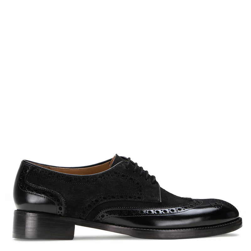 Bond Italian made shoes black color suede leather Suede Lace-Up Leather Boots main image 3