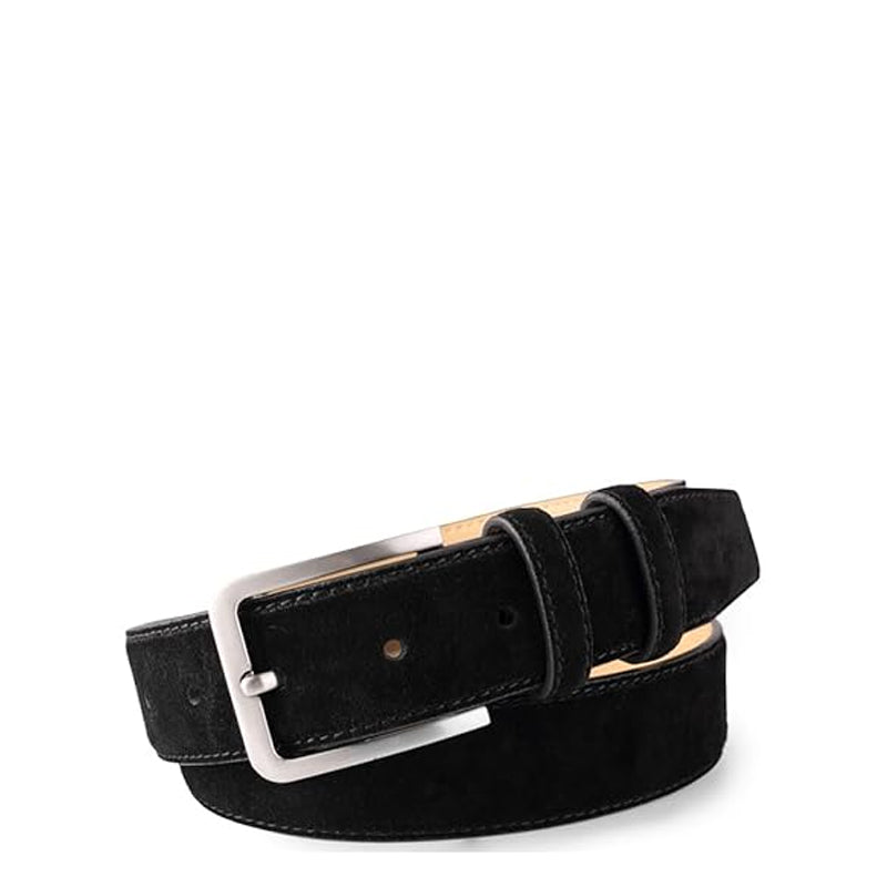 Classic Suede Leather Grey Belt