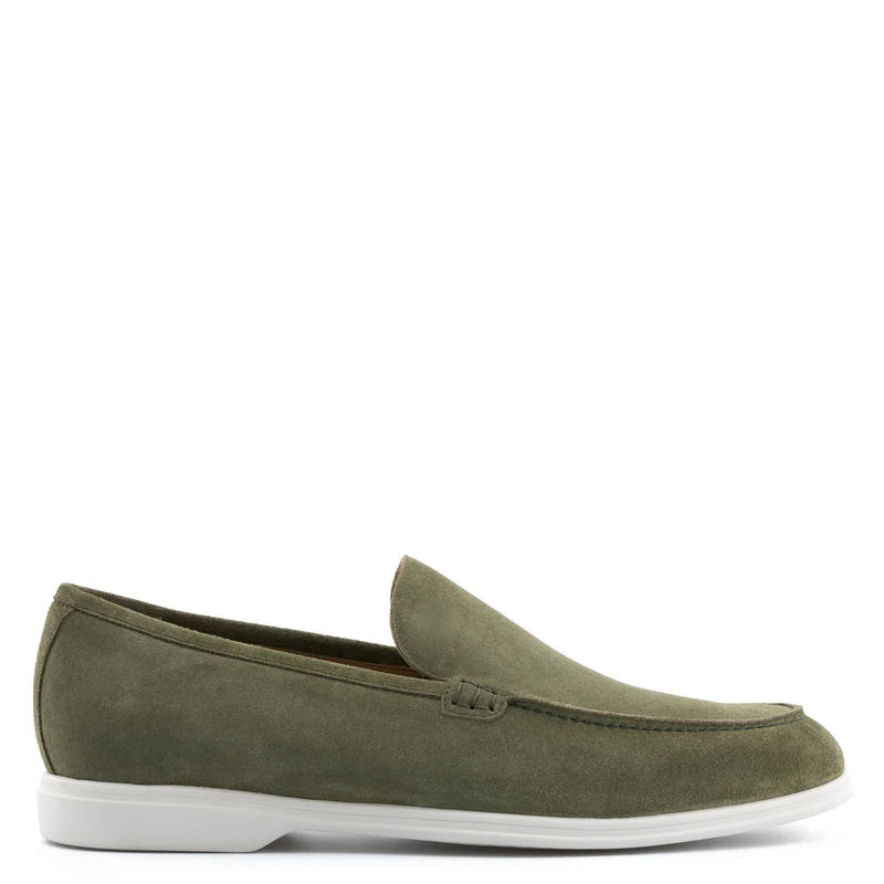 Premium Suede Leather Beige Loafer For Men