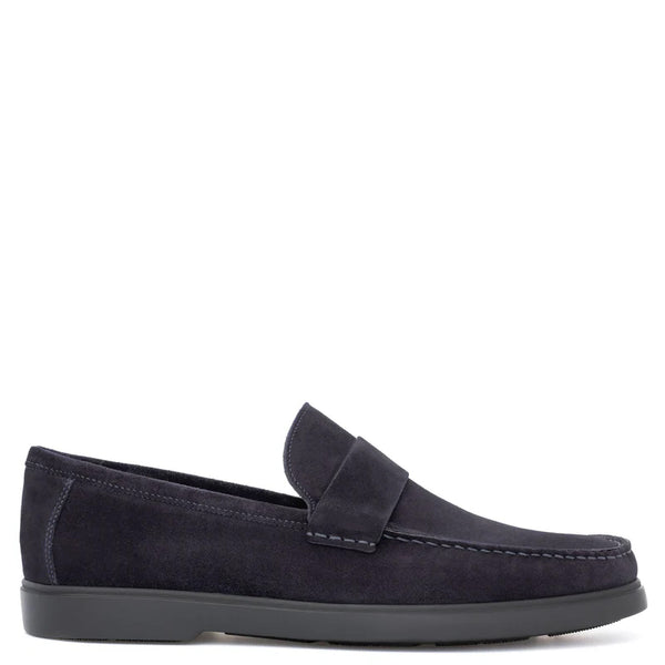 Suede Slip On Leather Loafers For Men