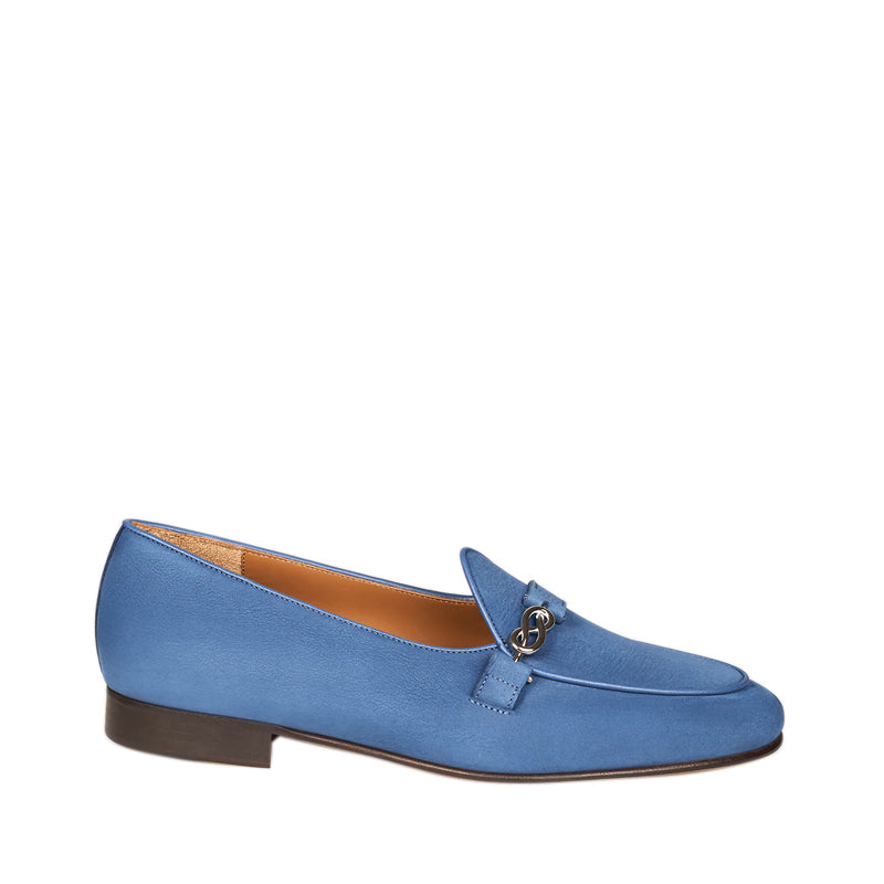 Men's Suede Loafers Sleek Shoe Indigo – Italian Shoes Company
