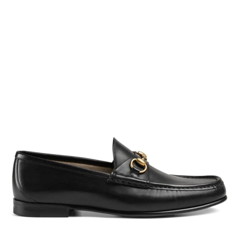 Men's Classic Leather Black Horsebit Loafer