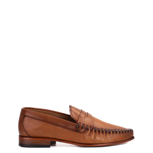 Leather Penny Loafer Men Shoe