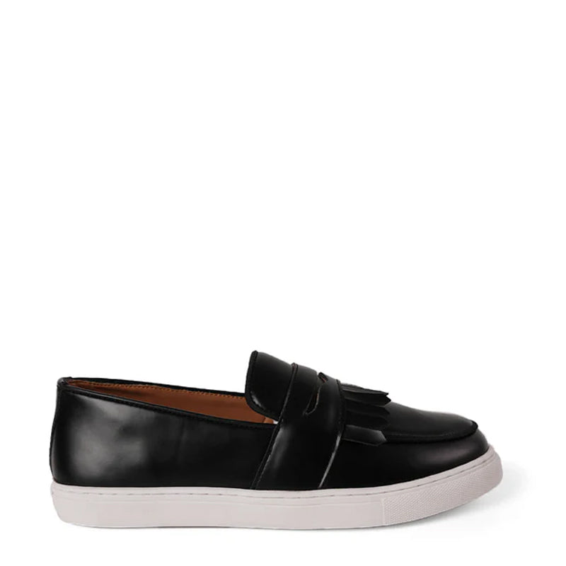 Premium Slip ON Leather Loafer With Fringe