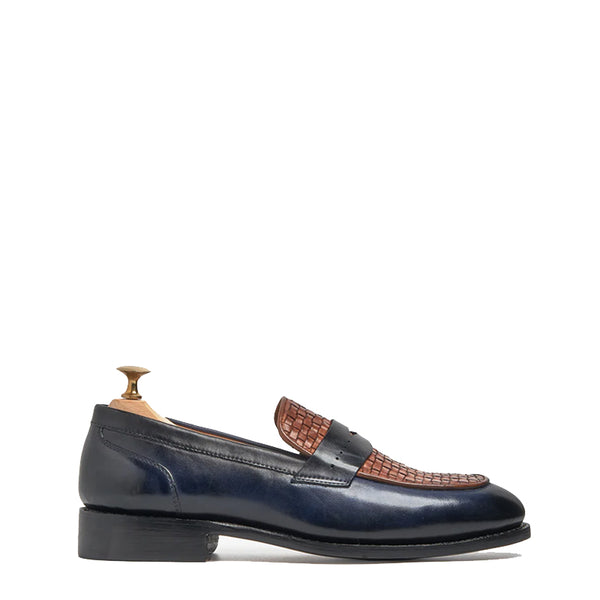 Leather Stacked Loafers for Man