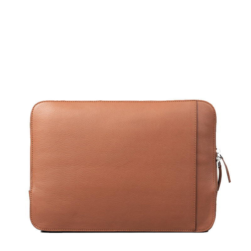 The Baxter Leather Brown Laptop Sleeve