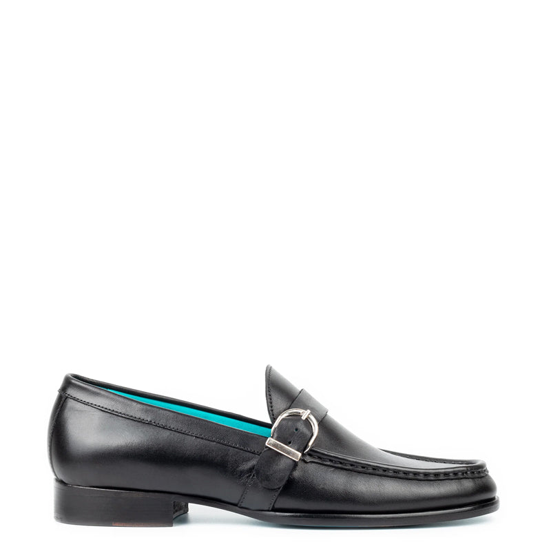 Polished Leather Single MonkStraps Brown Loafer