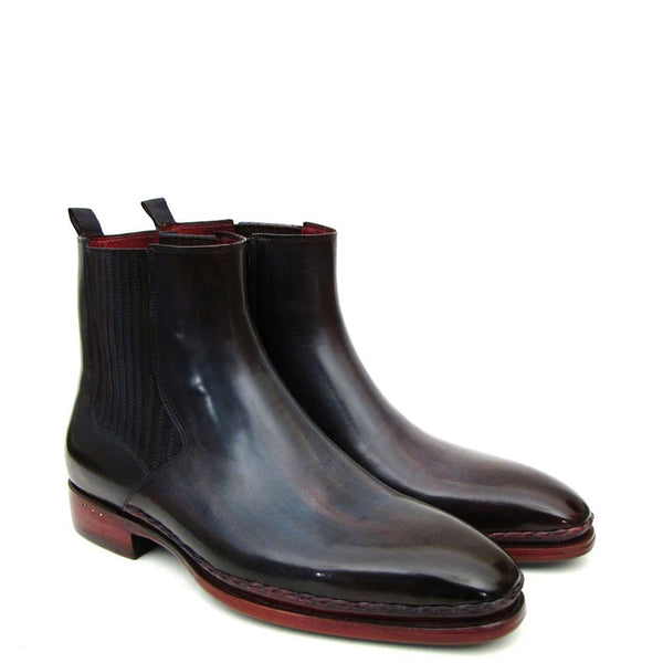 Handmade Plain Toe Chelsea Boots for Men