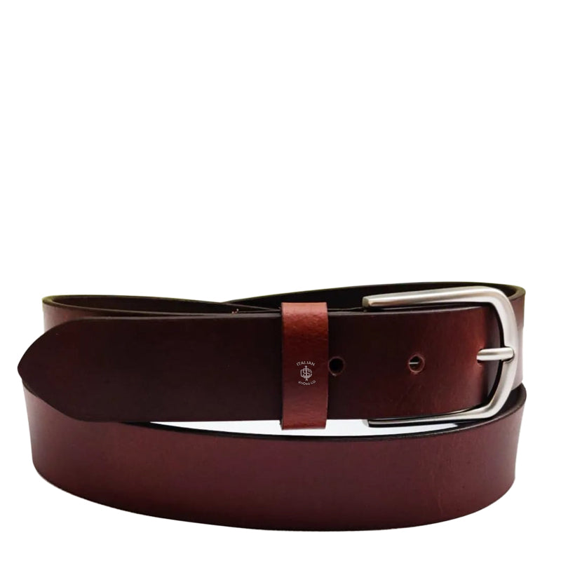 Ruvida Leather Belt Carob