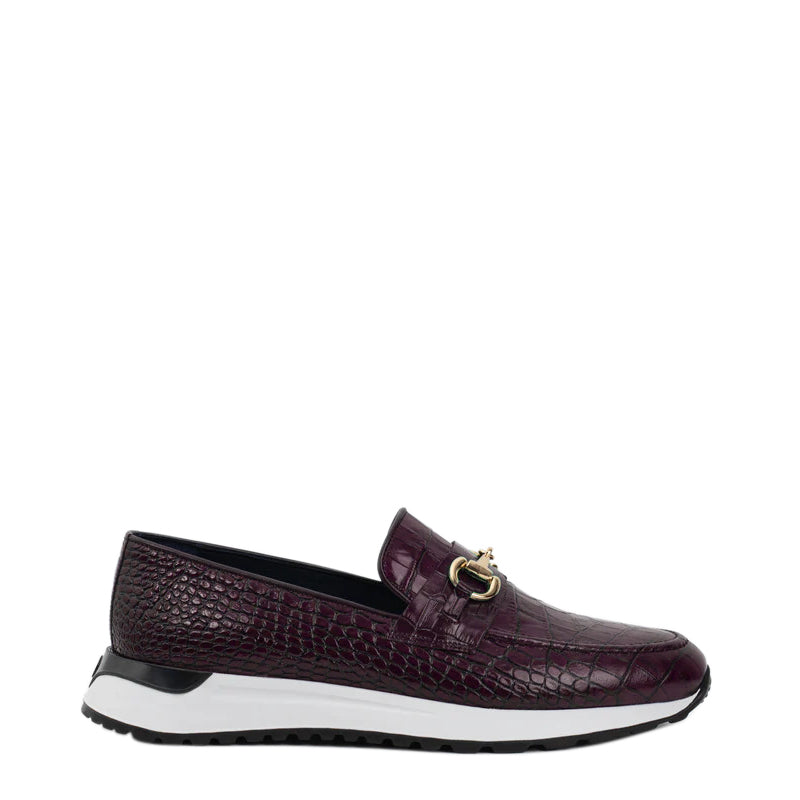 Crocodile Leather Loafer Men s Shoe