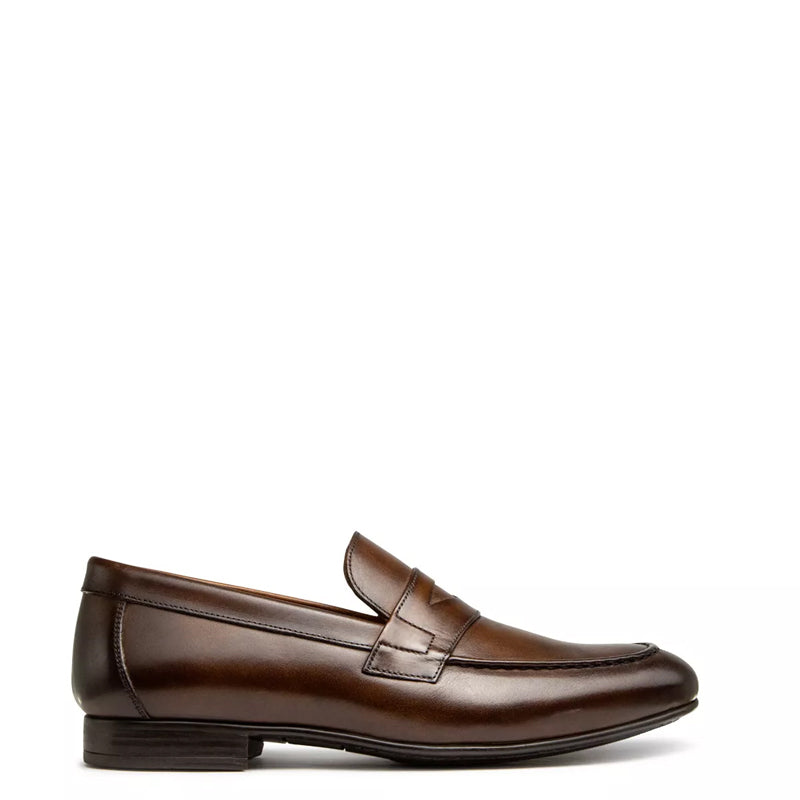 Penny Leather Carlos Loafer Brown For Men