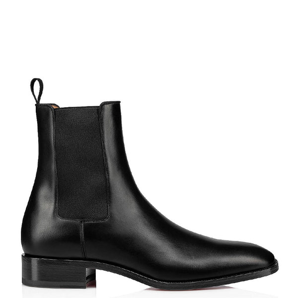 Classic Polished Italian Leather Stylish Chelsea Boots