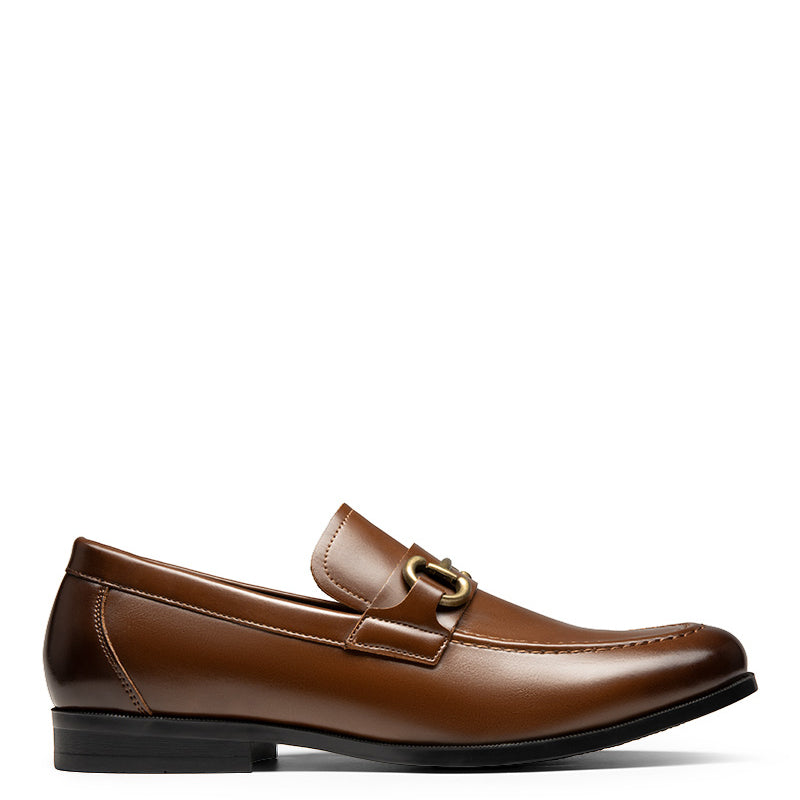 Metallic Slip On Dress Loafer Black
