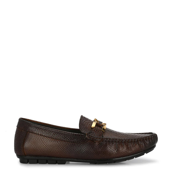 Premium Leather Buckled Loafer For Men