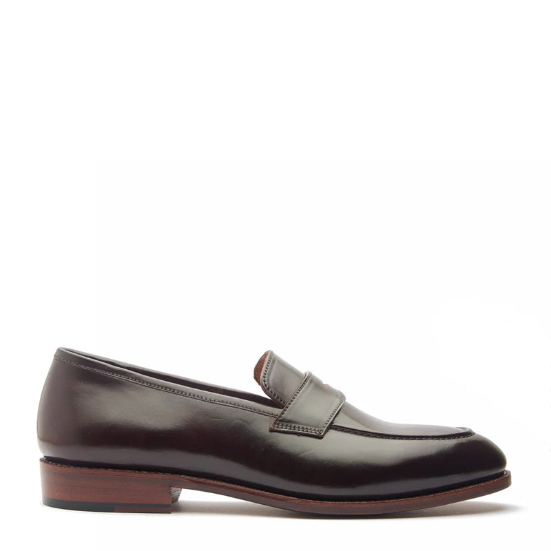 Classic Penny Solid Leather Loafers