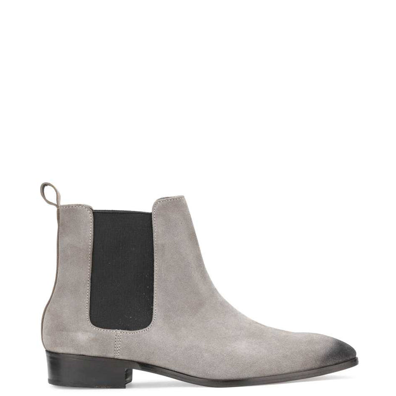 Luxury Stylish Suede Leather Chelsea Boot Grey