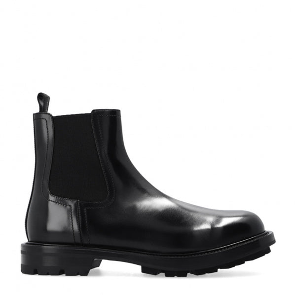 Leather Mid Top Chelsea Boots