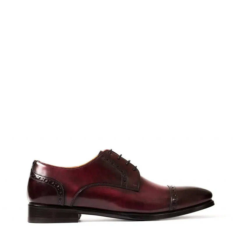 Premium Wholecut Leather Formal Oxford Burgundy Shoe