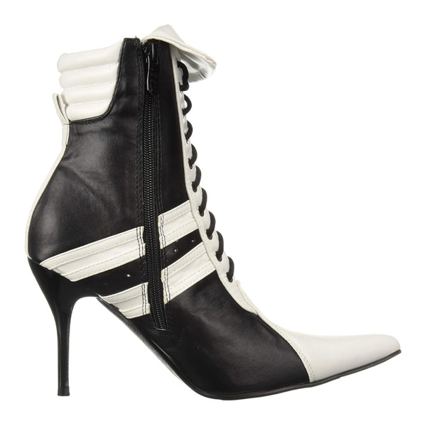 Lace Up Stiletto Booties