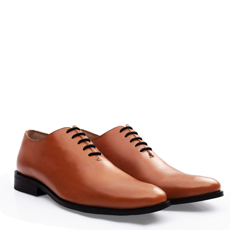 Classic Plain Wholecut Leather Oxford Shoe