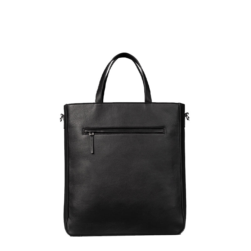 The Poet Leather Tote Brown Bag