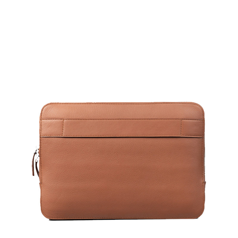 The Baxter Leather Brown Laptop Sleeve