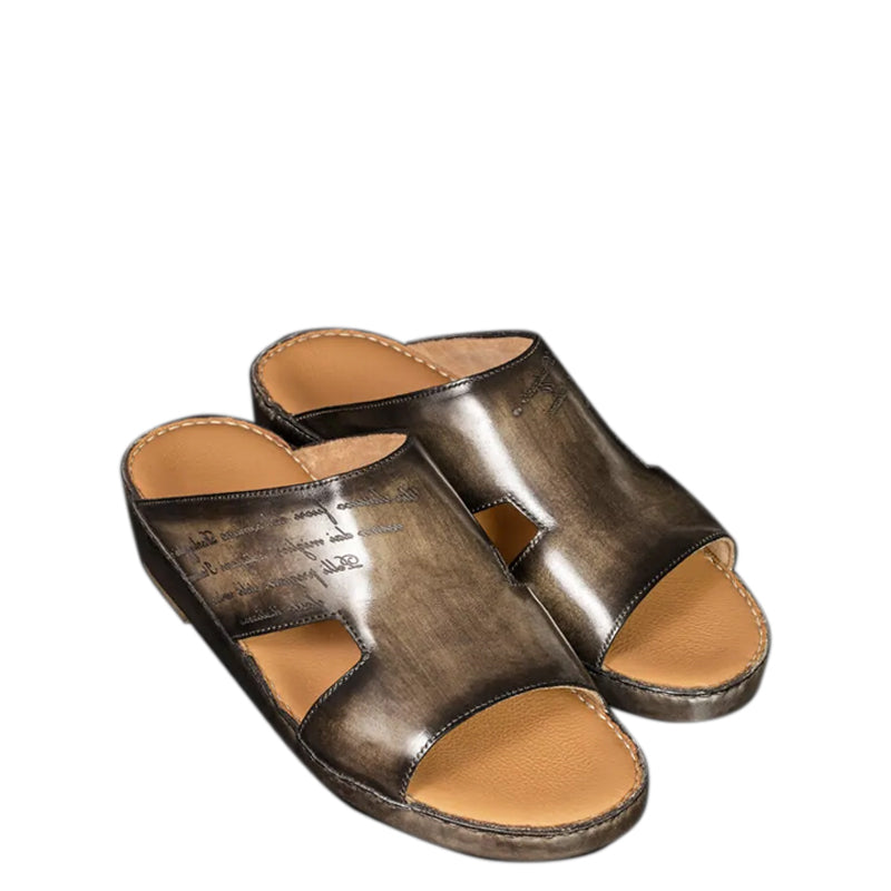 Premium Open Toe Comfort Arabic Light Brown Sandal