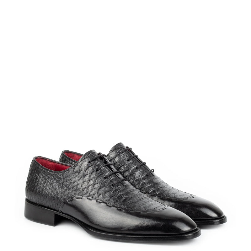 Men Classic Leather Lace-Up Formal Oxford Shoes
