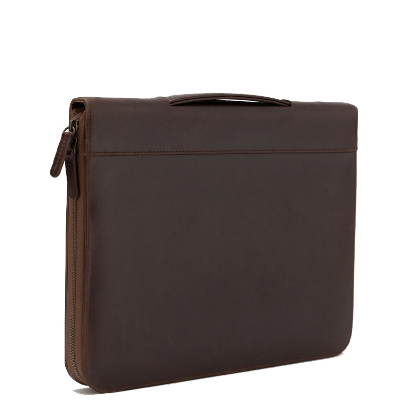 The Eclectic Leather Brown Folio Organizer