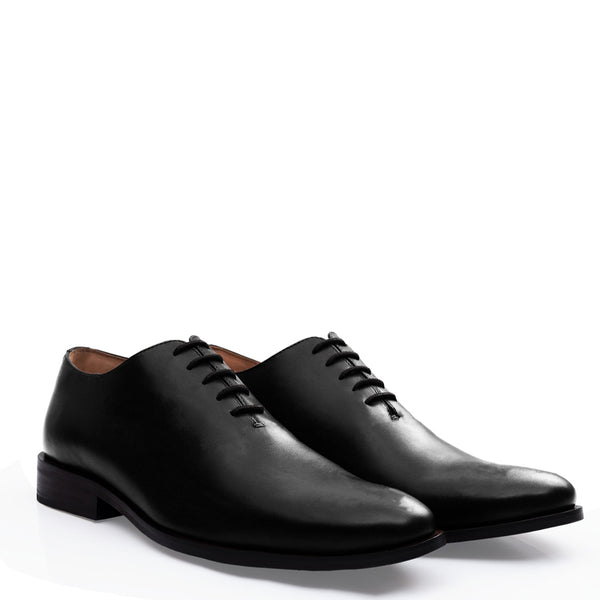 Polished Pure Leather Wholecut Oxford Shoe