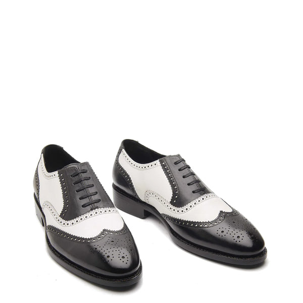 Wingtip Dual Tone Leather Formal Oxford Shoe