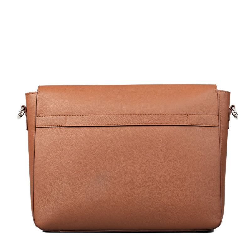 Carismatico Leather Messenger Black Bag For Men
