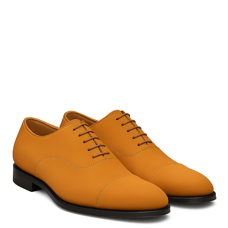 Men's Blue Suede Lace Up Formal Shoe