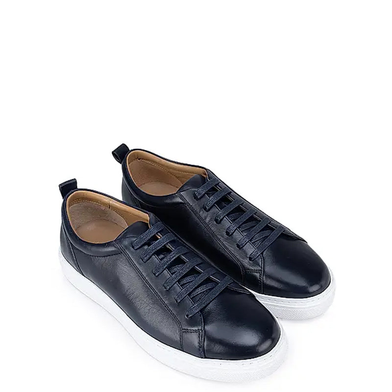 Men Handmade Casual Comfort Leather Sneakers