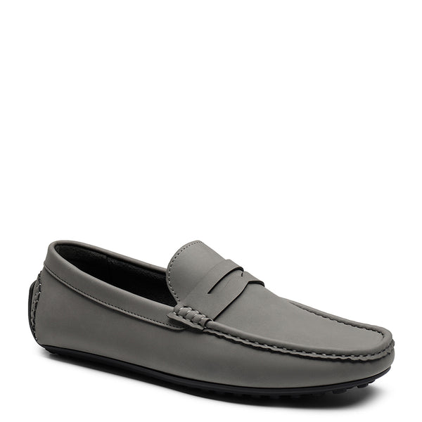 Heritage Style Suede Moc Toe Penny Loafer