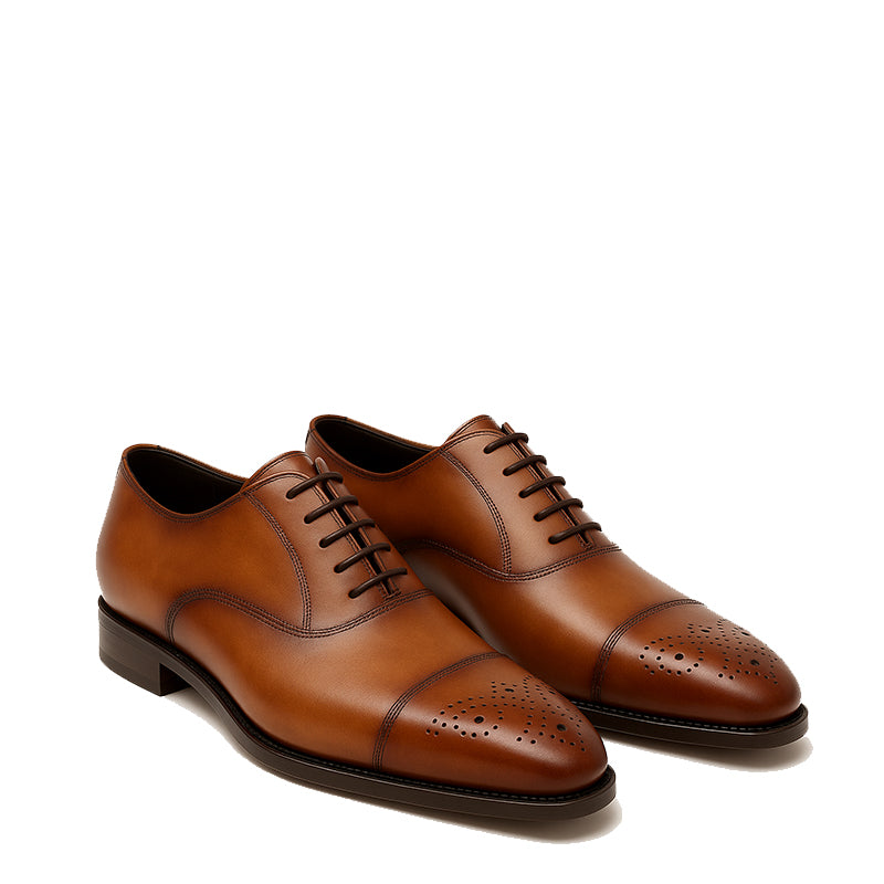 Classic Leather Lace Up Oxford Formal Shoes