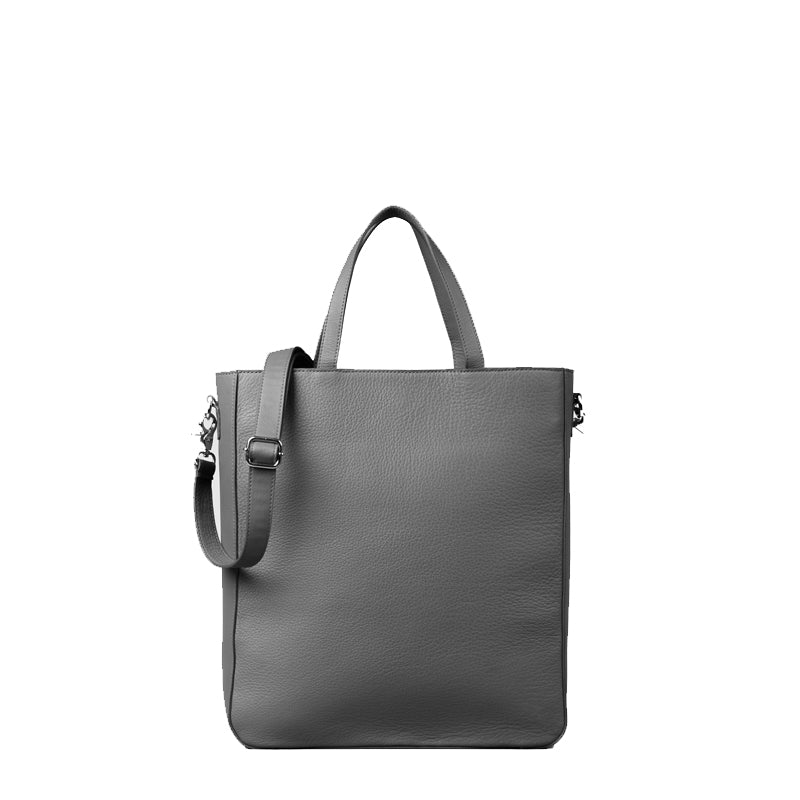 The Poet Leather Tote Brown Bag