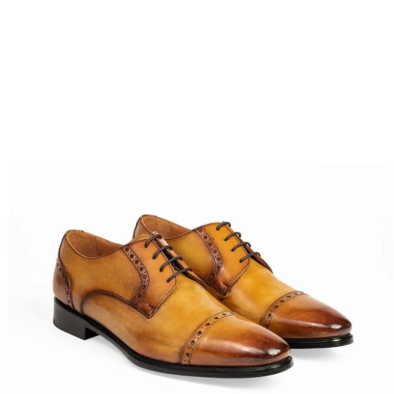 Leather Wholecut Premium Formal Oxford Tan Shoe